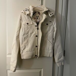 Aritzia TNA jacket, white